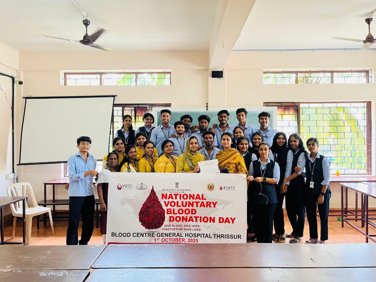 NSS Unit of Don Bosco College Mannuthy Stages Street Play for World Suicide Prevention Day